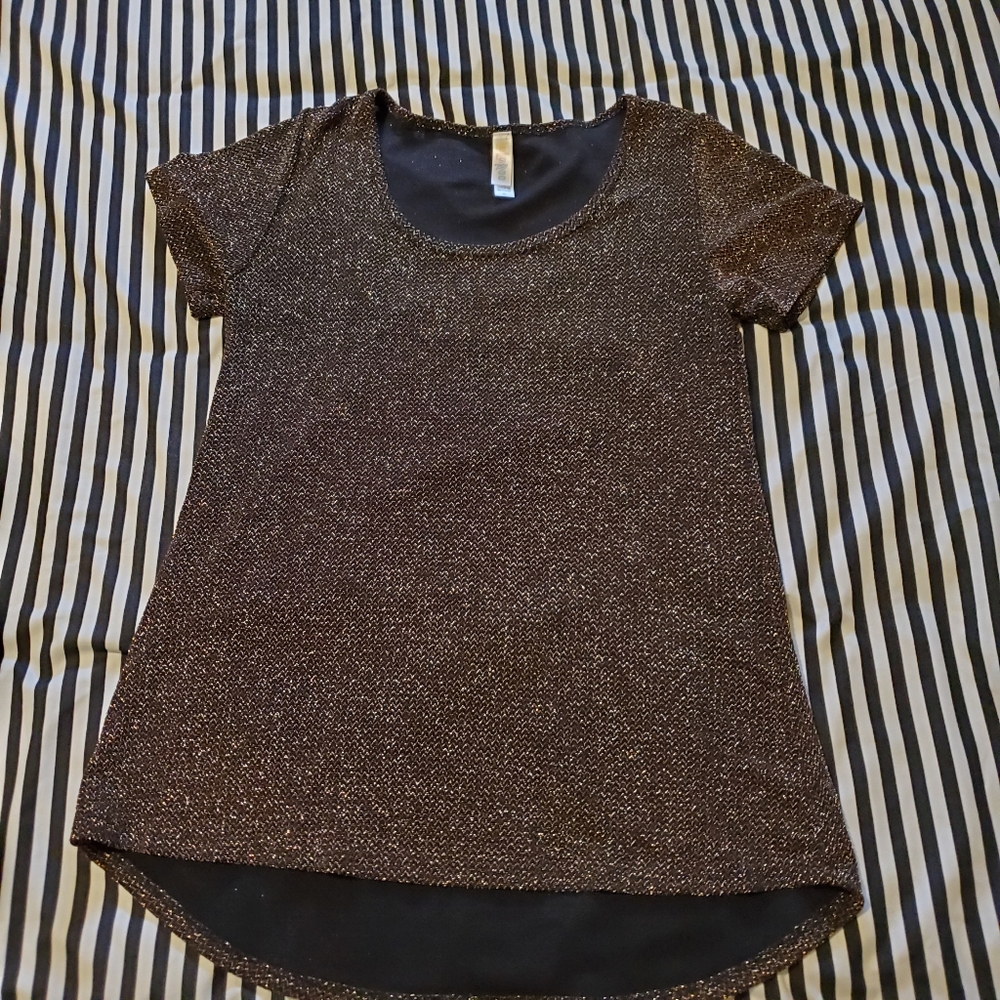 Elegant Shimmery Gold LuLaRoe Blouse